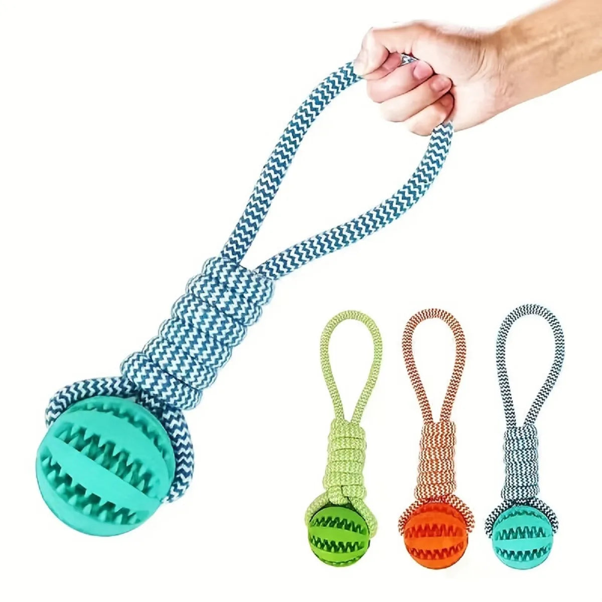 Interactive Dog Toy Set: Chewing Fun, Treat & Dental Care!