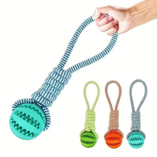Interactive Dog Toy Set: Chewing Fun, Treat & Dental Care!